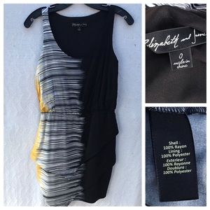 Elizabeth and James Dress tank ruched dress